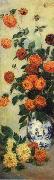 Claude Monet Dahlias oil painting picture wholesale